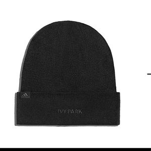 Adidas Ivy park black beanie. One size NWT unisex